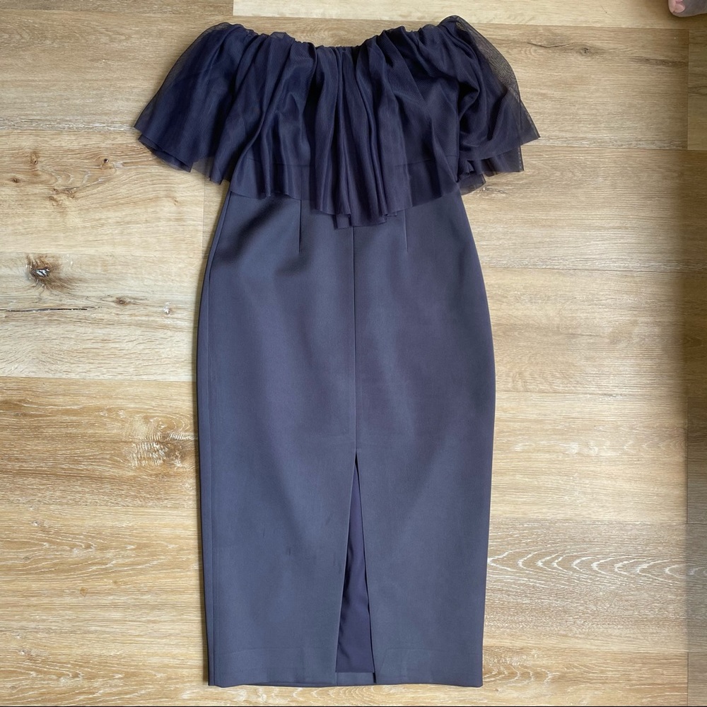 Strapless Midi Dress